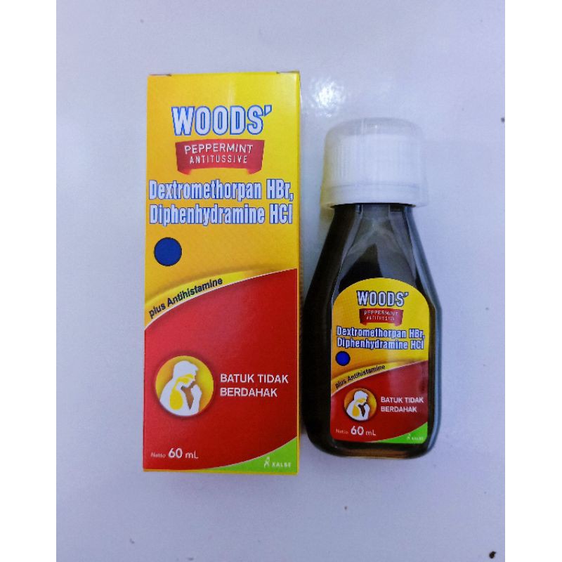 Woods peppermint obat batuk 60ml