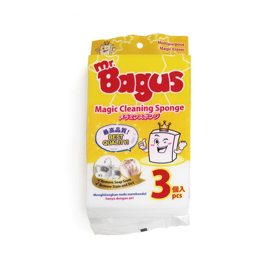 Mr. Bagus Magic Sponge Spon / Busa Ajaib Eraser Multiguna 3's