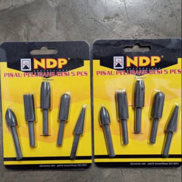 rotary bur 5pcs pisau pelubang besi mata tuner alat set mata bor tuner