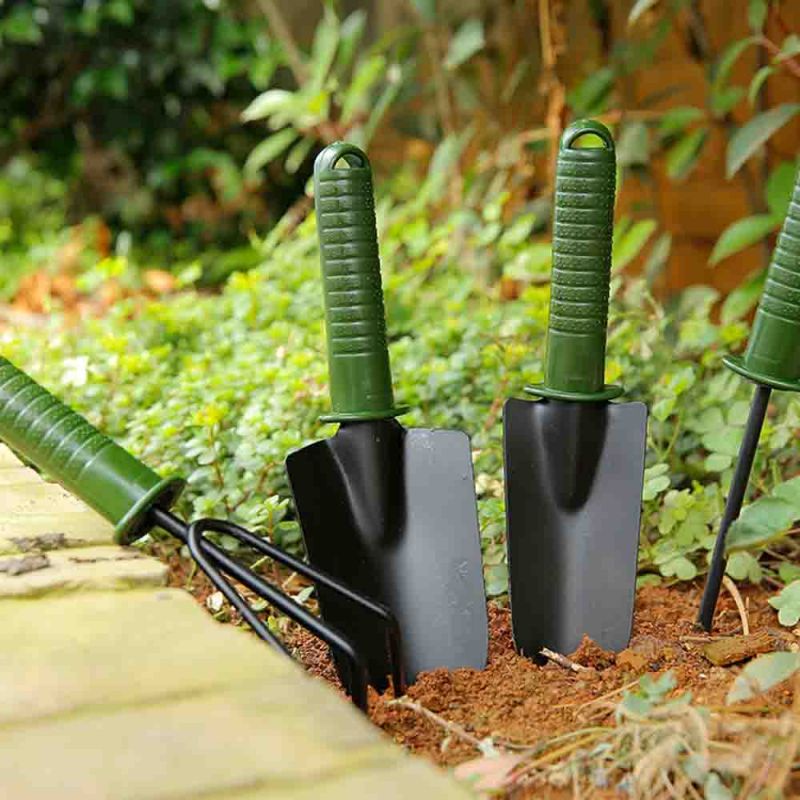 4pcs Alat Berkebun Set Peralatan Berkebun Sekop Berkebun Sekop Taman Garpu Taman Garden Tools