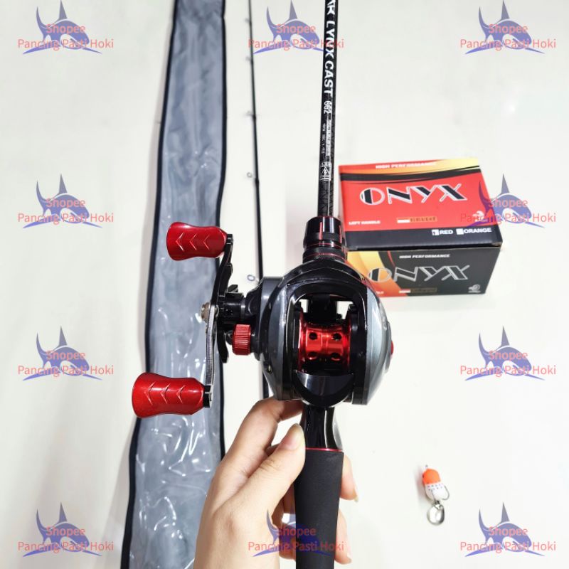 joran set oncak LYNX CAST 180 / 198 + reel bc onyx bonus SF