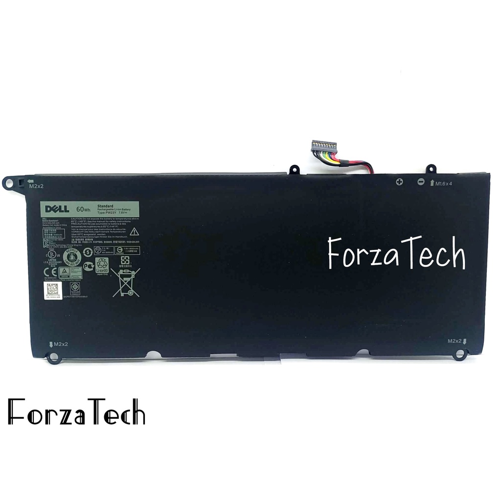 PW23Y Original Battery Laptop For DELL XPS13 9360 XPS 13-9360 series