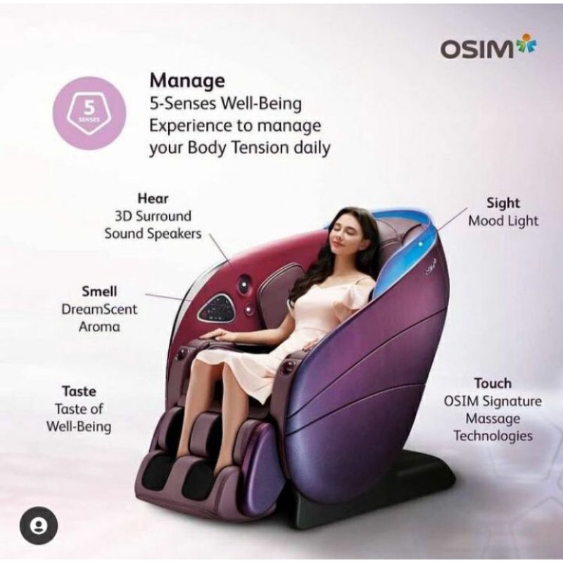 Kursi Pijat OSIM uDream OSI-70002 - Kesehatan dan Kenyamanan