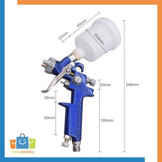 Alat Semprot Cat Airbrush Spray Gun Nozzle Profesional Air Alat Semprot Cat Airbrush Spray Gun Nozzle Profesional Air