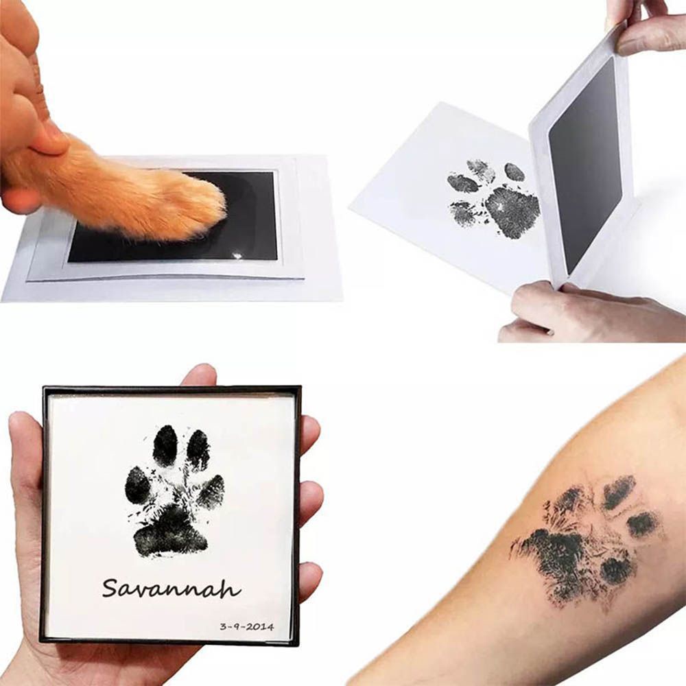 POPULAR Newborn Pad Toys Hand and Foot Print Footprint Imprint Non-Toxic Photo Frame Ornaments DIY Handprint Baby Care Baby Souvenirs Printing Oil