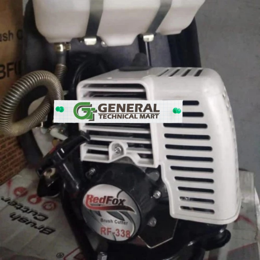 REDFOX 338 Recoil Brush Cutter Mesin Potong Rumput Gendong Bensin