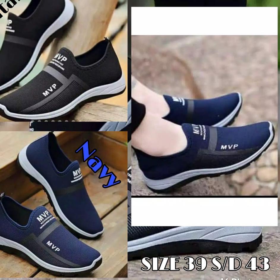 ISL.708988 ▫ Sepatu MPV simpel tanpa tali Casual Sport Running