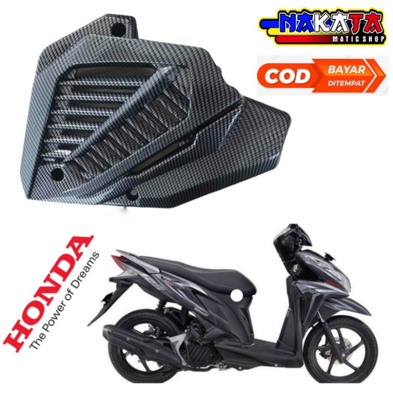 cover kipas vario 125 old karbon celup penutup kipas vario 125 old karbon celup motif kevlar tutup k