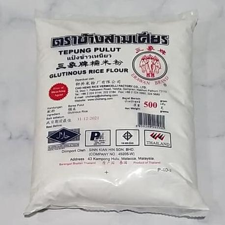 

Diskon tepung ketan thailand / tepung pulut / glutinous rice flour erawan500g Diskon