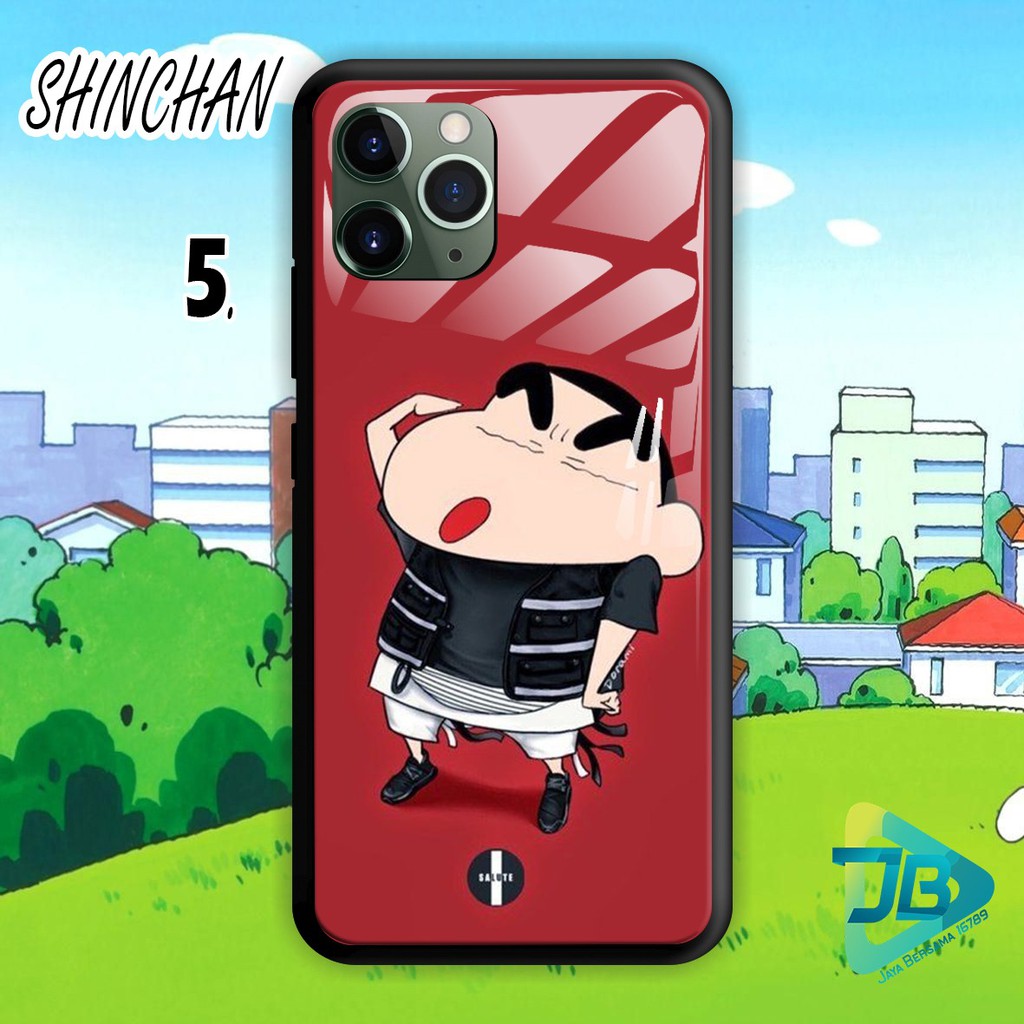 SOFTCASE BACK CASE GLASS KACA SHINCHAN VIVO Y11 Y12 Y15 Y17 Y12S Y20 Y19 Y30 Y53 Y55 Y65 JB4313