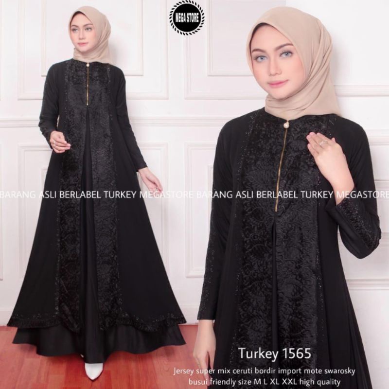 abaya turkey 1565 original megastore