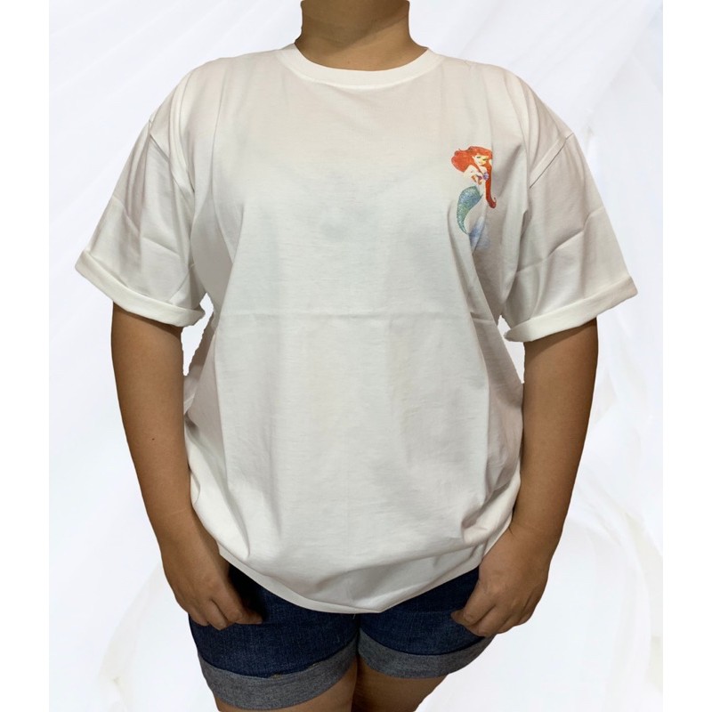 KAOS TSHIRT KATUN PREMIUM ZARA ARIEL DISNEY JUMBO BIGSIZE