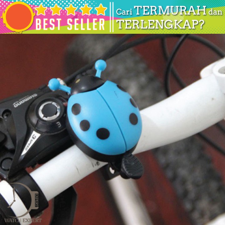 COD Bell Sepeda Model Kumbang Stainless Steel Cycling Horn - Biru