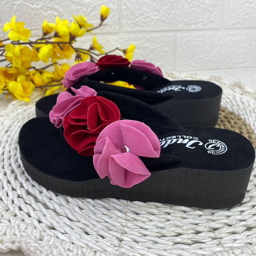 mandirishoesstore-SANDAL ANAK SPONS HAK TINGGI BUNGAN TIGA KAY12