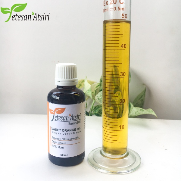 minyak atsiri jeruk manis murni sweet orange pure essential oil aromatherapy therapeutic grade diffuser humidifier burner aromaterapi esensial essensial esential tanpa campuran TETESAN ATSIRI 10ml 30ml 50m