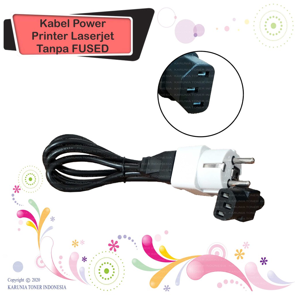 Kabel Power Printer Laserjet Tanpa Fused