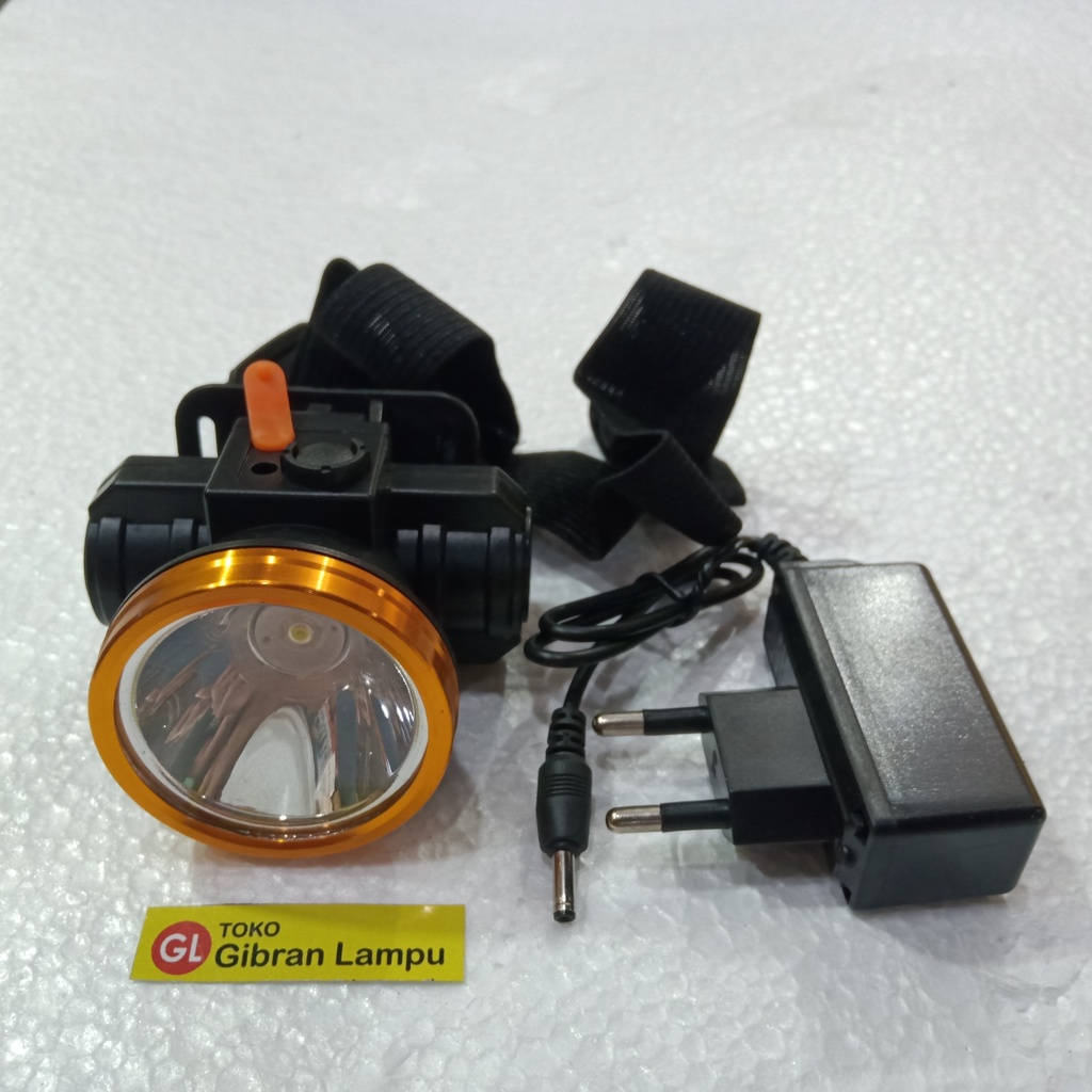 Senter Kepala FOX - Head Lamp LED Charger 20 Watt VX-21