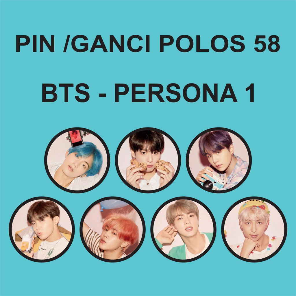 PIN / GANTUNGAN KUNCI POLOS 58 MM - BTS PERSONA 1