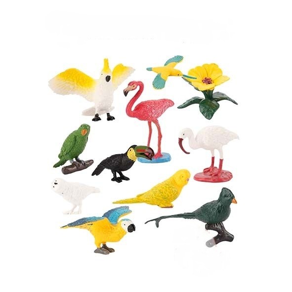 Mainan Anak Mainan Edukasi Anak Dinosaurus Miniature Toys / Animal Set - Birds(M7X6) Mainan Anak Ana