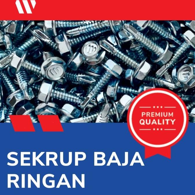 Baut Roofing Baut Baja Ringan Skrup Baja Ringan Roofing Gojek Only
