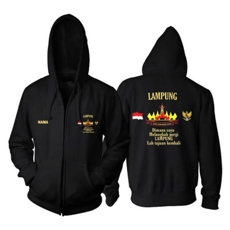 JAKET ZIPPER LAMPUNG //SIGER LAMPUNG//ANAK RANTAU LAMPUNG