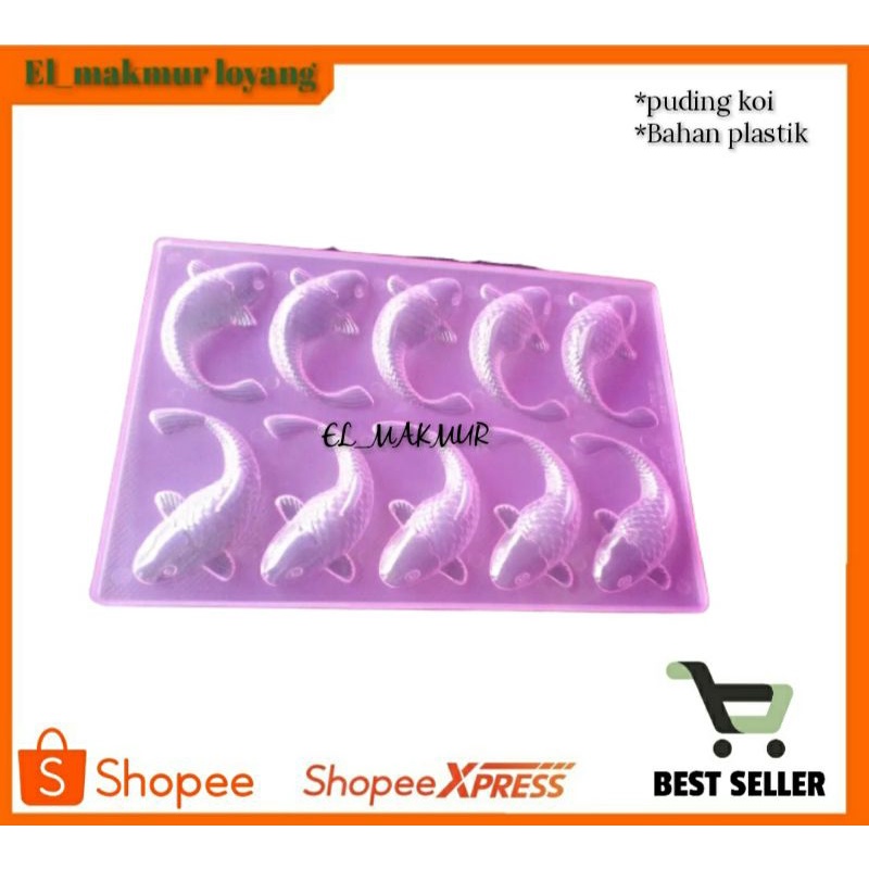 CETAKAN IKAN KOI, CETAKAN PUDING IKAN KOI MURAH