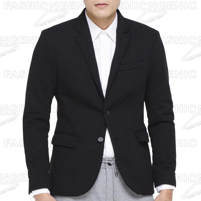 THE EXECUTIVE - BLACK Long Sleeve Blazer | Jas Pria Hitam