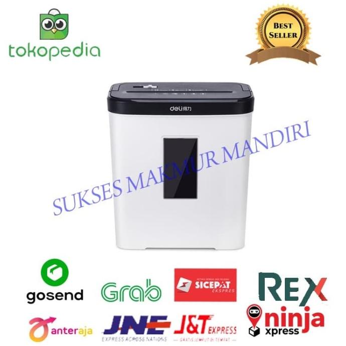 

Deli Penghancur Kertas Kapasitas 5 lembar ukuran 4 * 25mm Putih E9939