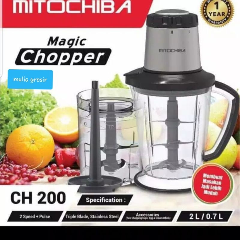 Chopper Mitochiba CH 200 Food Processor Chopper Mito