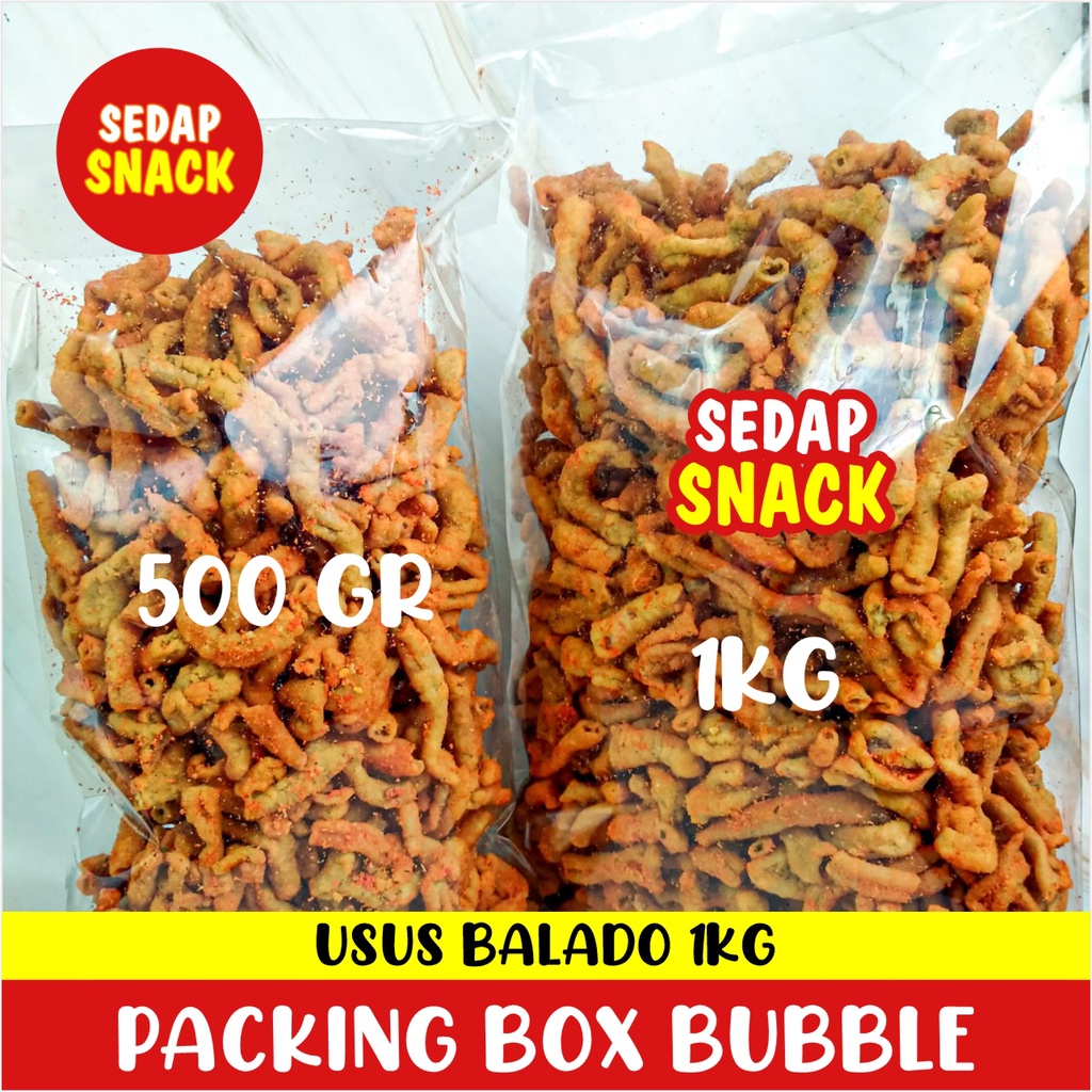 

Kripik Usus Ayam 500GR Pedas Murah Enak Renyah / Keripik Usus Ayam Pedas Balado / Kripsus Usus Kiloan Pedas