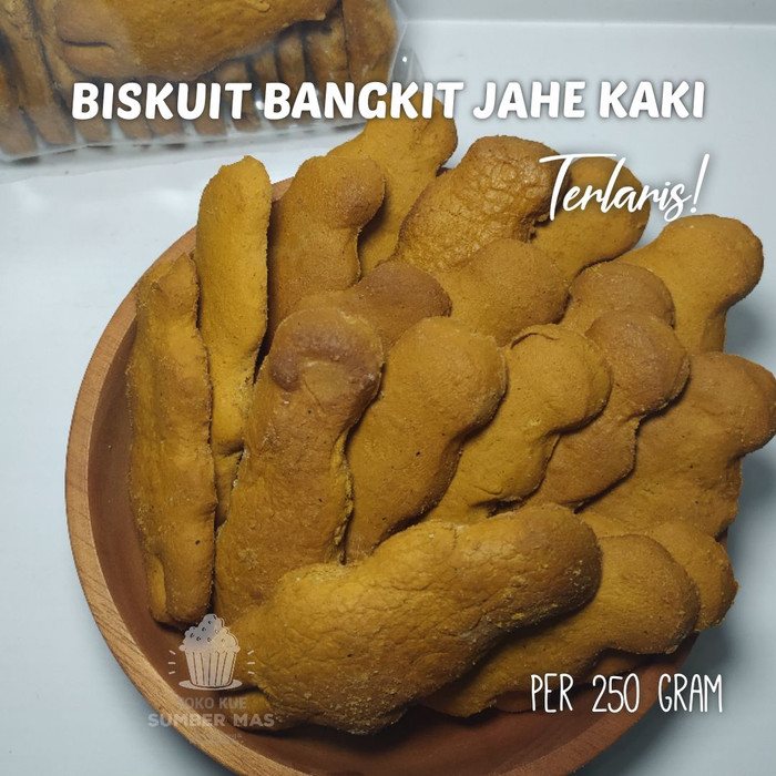 BISKUIT BISCUITS BANGKIT JAHE HANGAT BENTUK KAKI 250GRAM