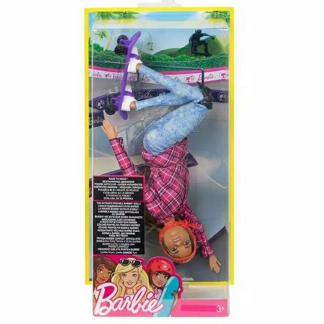 BARBIE MADE TO MOVE SKATEBOARD