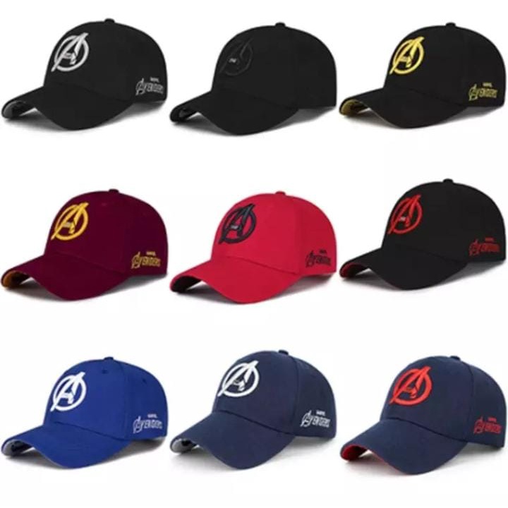 Topi Baseball Fashion Bordir Marvel Avangers - Topi Model Terbaru Pria dan Wanita