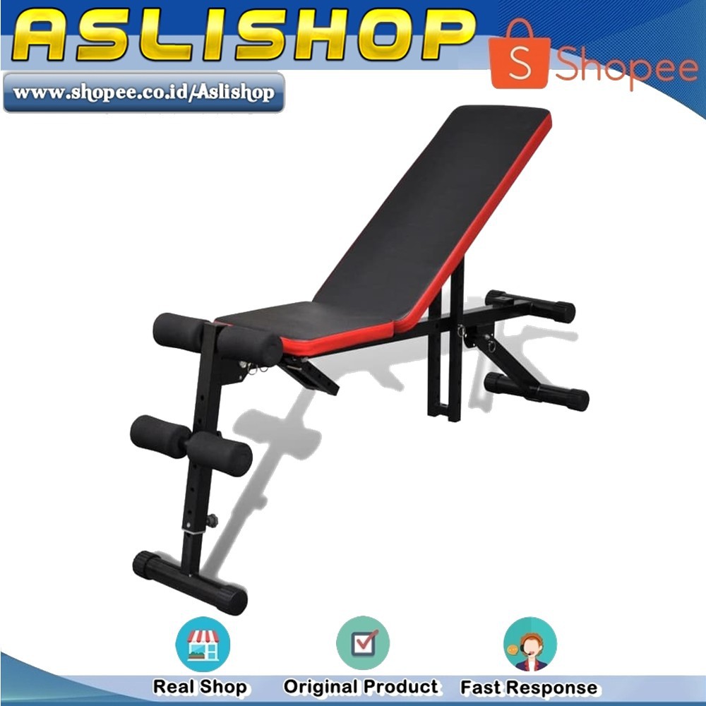 Aslishop Papan Sit Up 3 Fungsi In 1 Adjustable Bench Press Total Tl1202 Hitam Shopee Indonesia