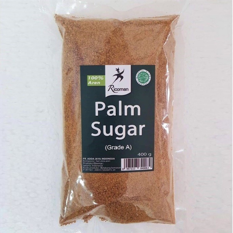 

RICOMAN PALM SUGAR 400G (100% AREN)