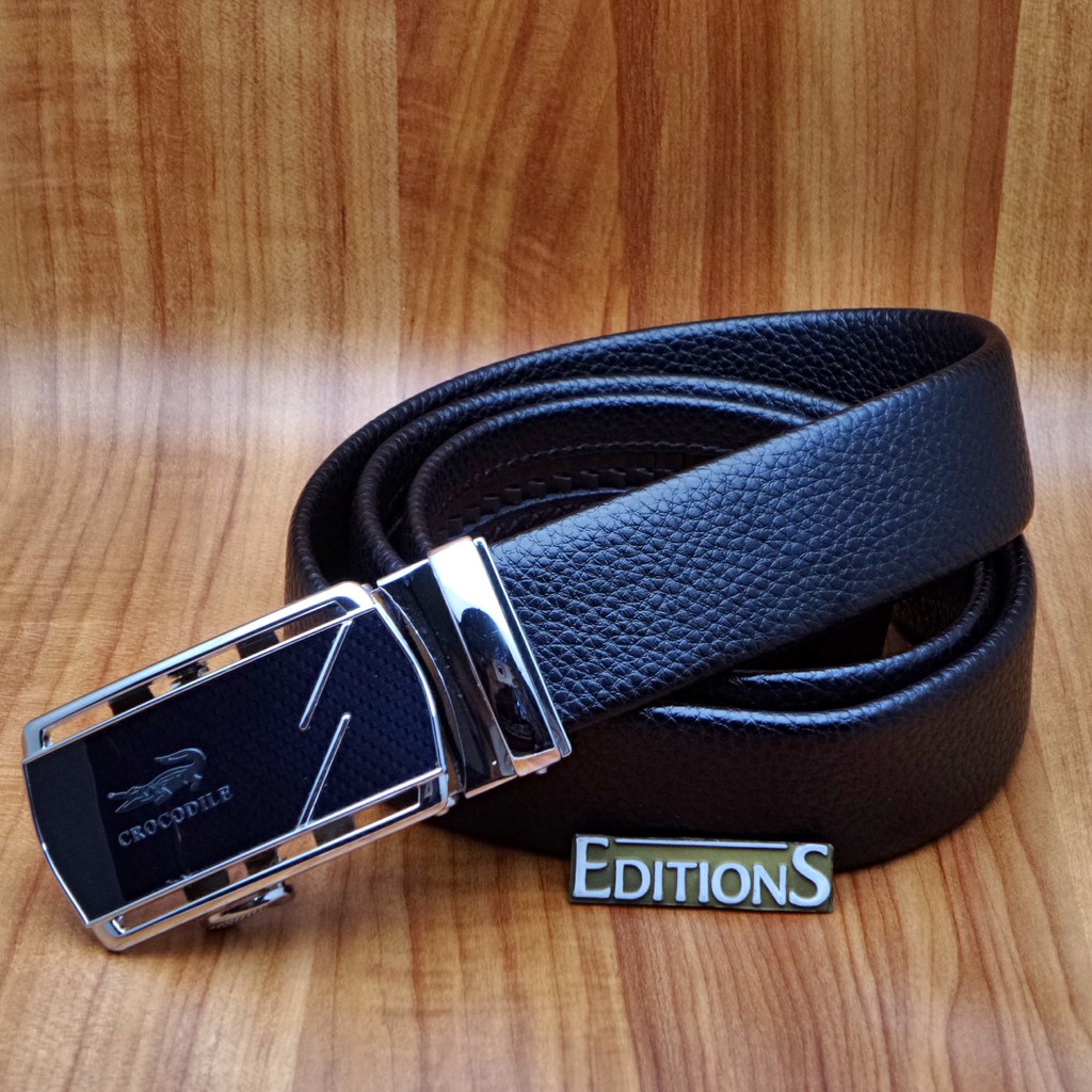SABUK KULIT REL SELETING  CROCODILLE ED 007 IMPORT BRANDED MURAH