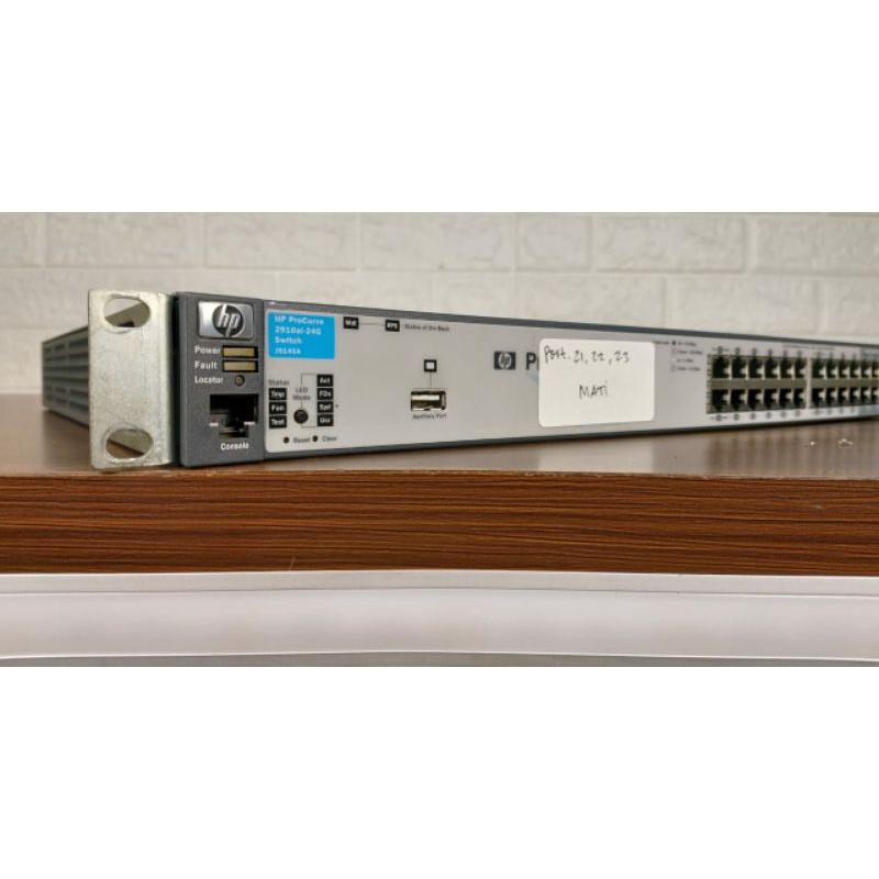 Switch HP ProCurve Minus 3 Port Mati  Managed Gigabit  24 Port