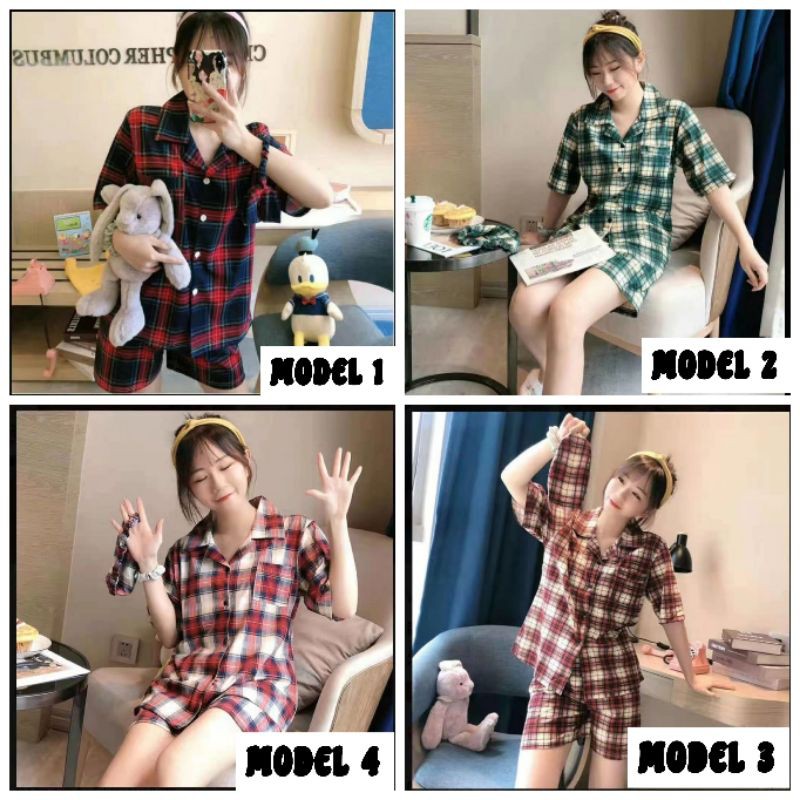 SETELAN PIYAMA BAJU TIDUR DEWASA IMPORT