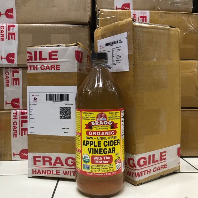 Bragg Apple Cider Vinegar 946ml Cuka Apel Organik