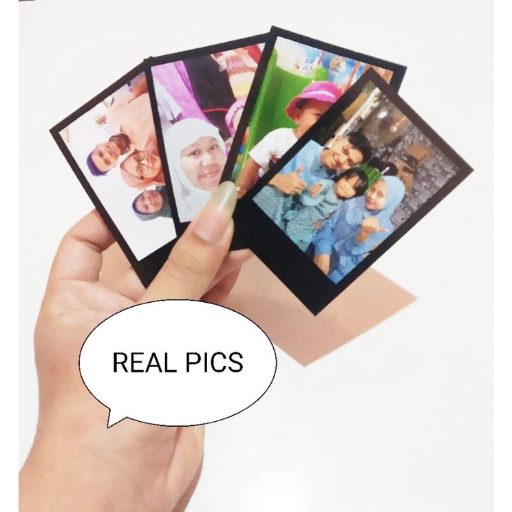 CETAK FOTO POLAROID 2R PO 1-2 HARI JADI BACKGROUND HITAM
