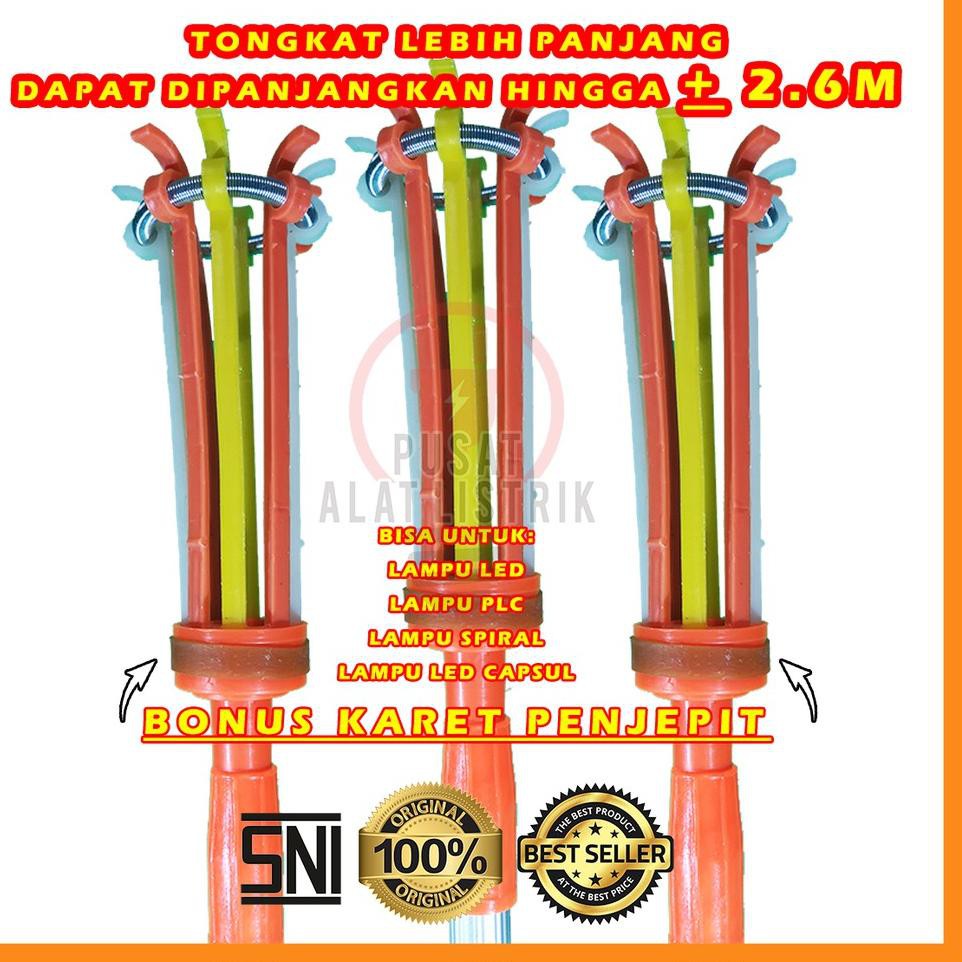TONGKAT LAMPU TONGKAT PENGGANTI LAMPU STIK LAMPU TONGKAT PASANG LAMPU TONGKAT GANTI LAMPU STIK LAMP