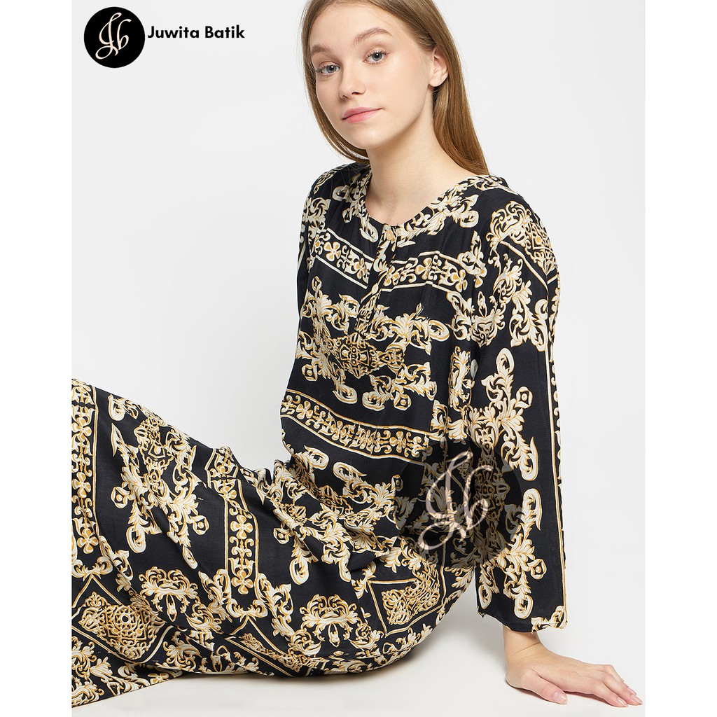 Juwita Batik - Daster Longdress Busui Motif Sultan