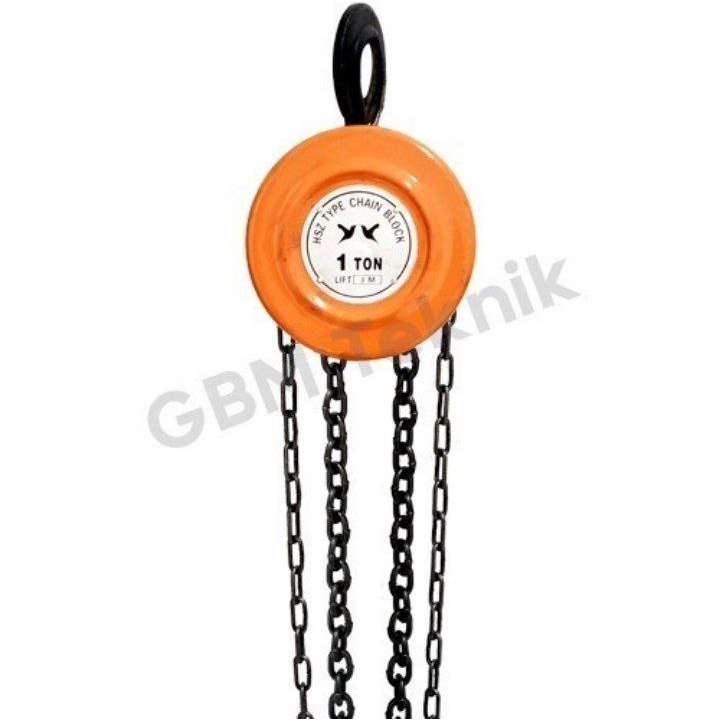 CHAIN BLOCK 2 TON (2TON X 3M DAN 2TON X 5M) / TAKEL KATROL KEREKAN KAPASITAS 2 TON
