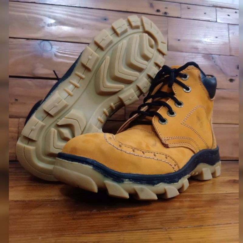 OZERO SEPATU SAFETY PRIA ORIGINAL 100% KULIT ASLI | KUALITAS TERJAMIN SAFETY SHOES OZERO