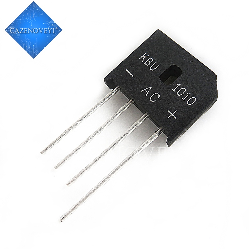 5pcs Dioda Bridge Rectifier KBU1010 KBU-1010 10A 1000V