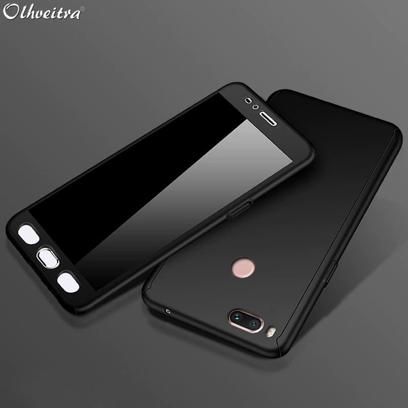 Terlaris Full Body Cover For Xiaomi Redmi 5X Mi A1 MiA1 Case 360 Degree Protector Plastic