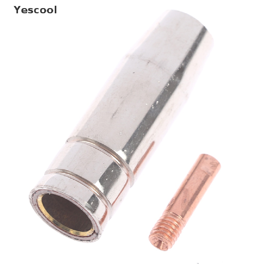 Yescool 3pcs Nozzle Obor Las Plasma Binzel 15AK Untuk Mesin MIG