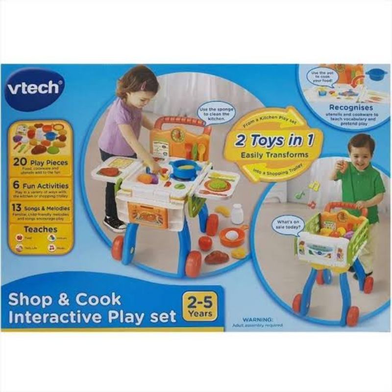 Vtech 2in1 shop and cook playset