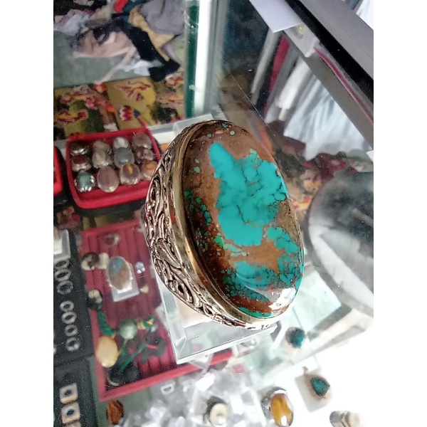 batu akik pirus persia tosca lawasan jumbo