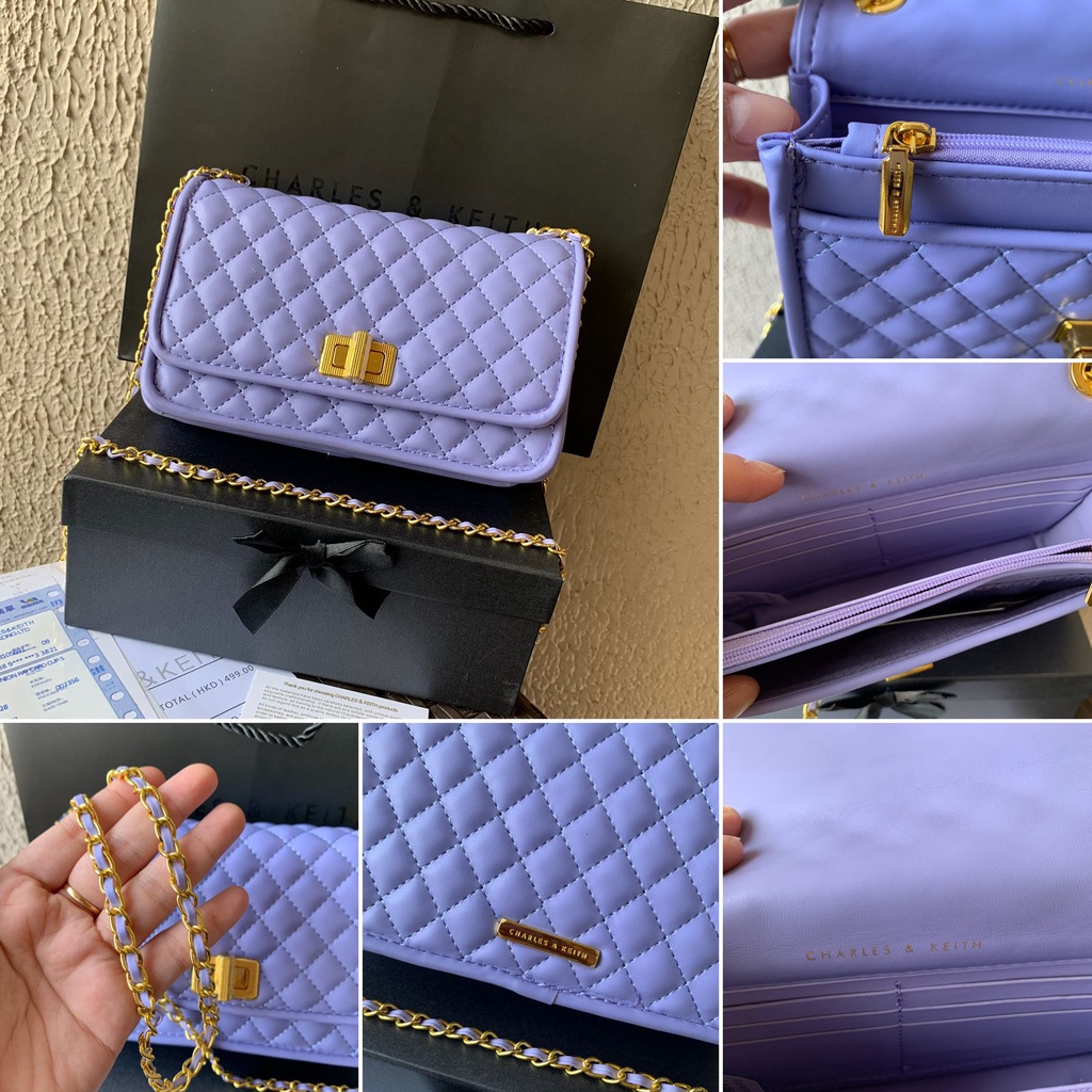 LUXY LX2205 TAS SELEMPANG WANITA CK QUILTED TURN LOCK EVENING KUALITAS ORIGINAL FACTORY OUTLET